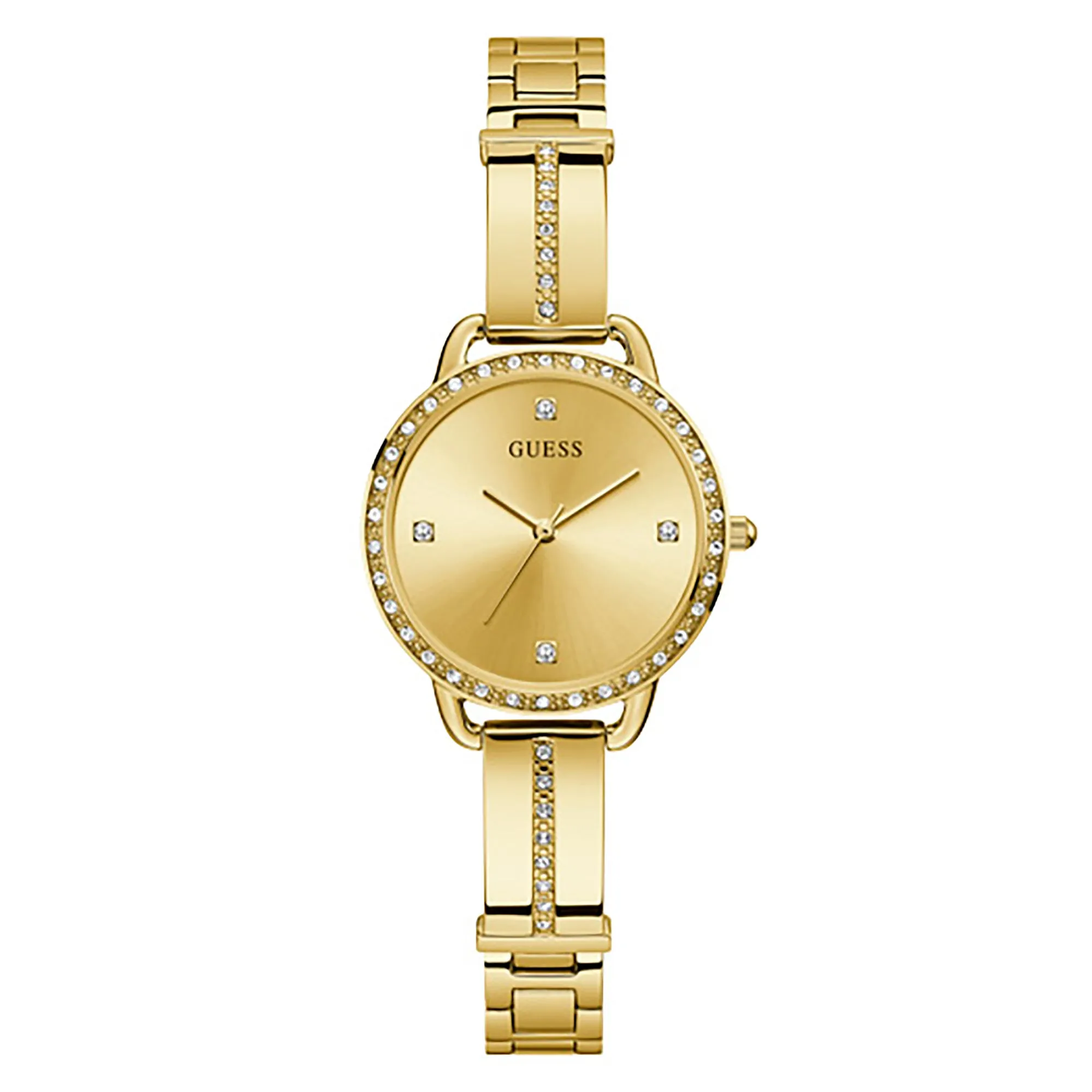 Guess Women's Watch Gold Tone Case Quartz