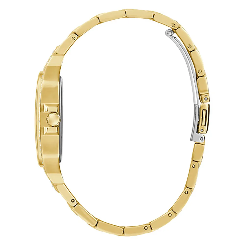 Guess Women's Watch Gold Tone Case Quartz