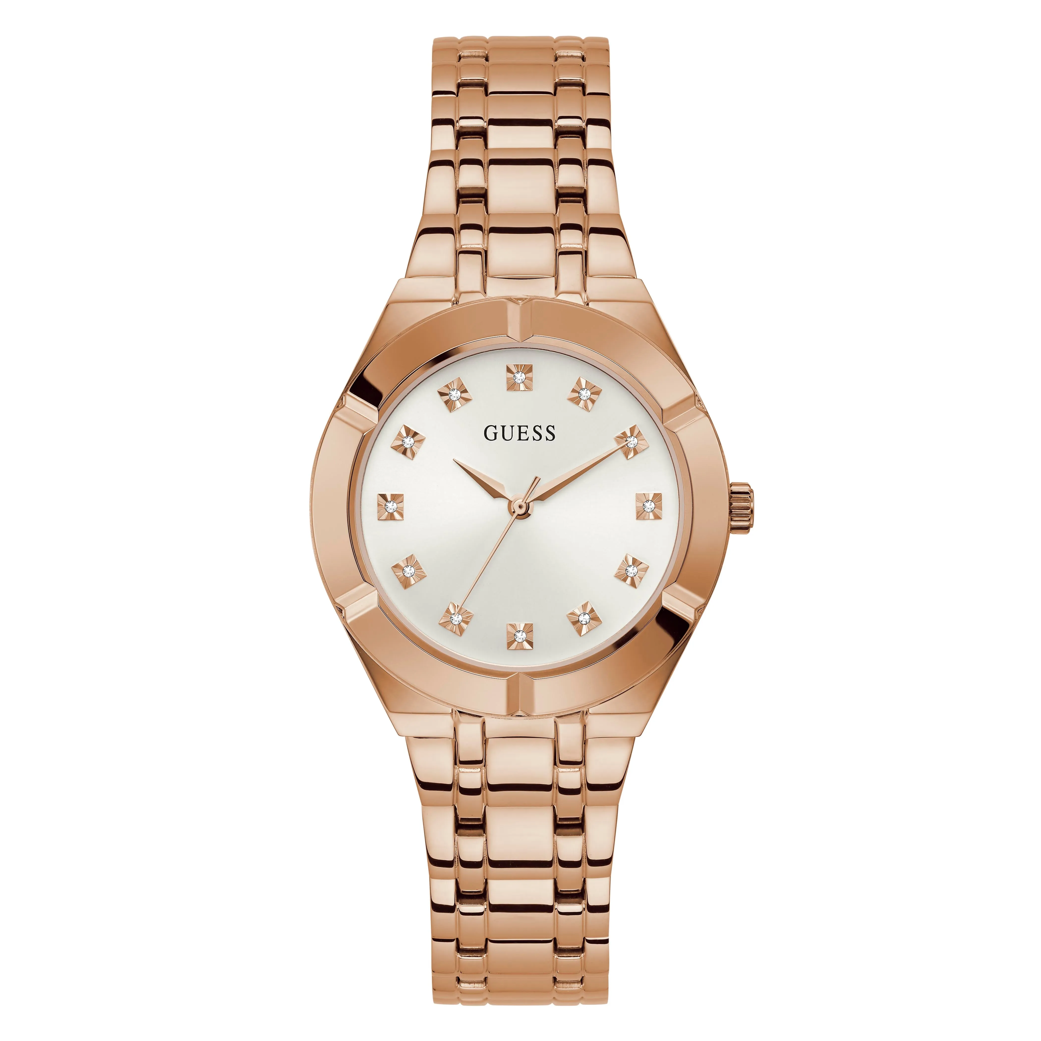 Guess Women's Watch Rose Gold Tone Case Quartz