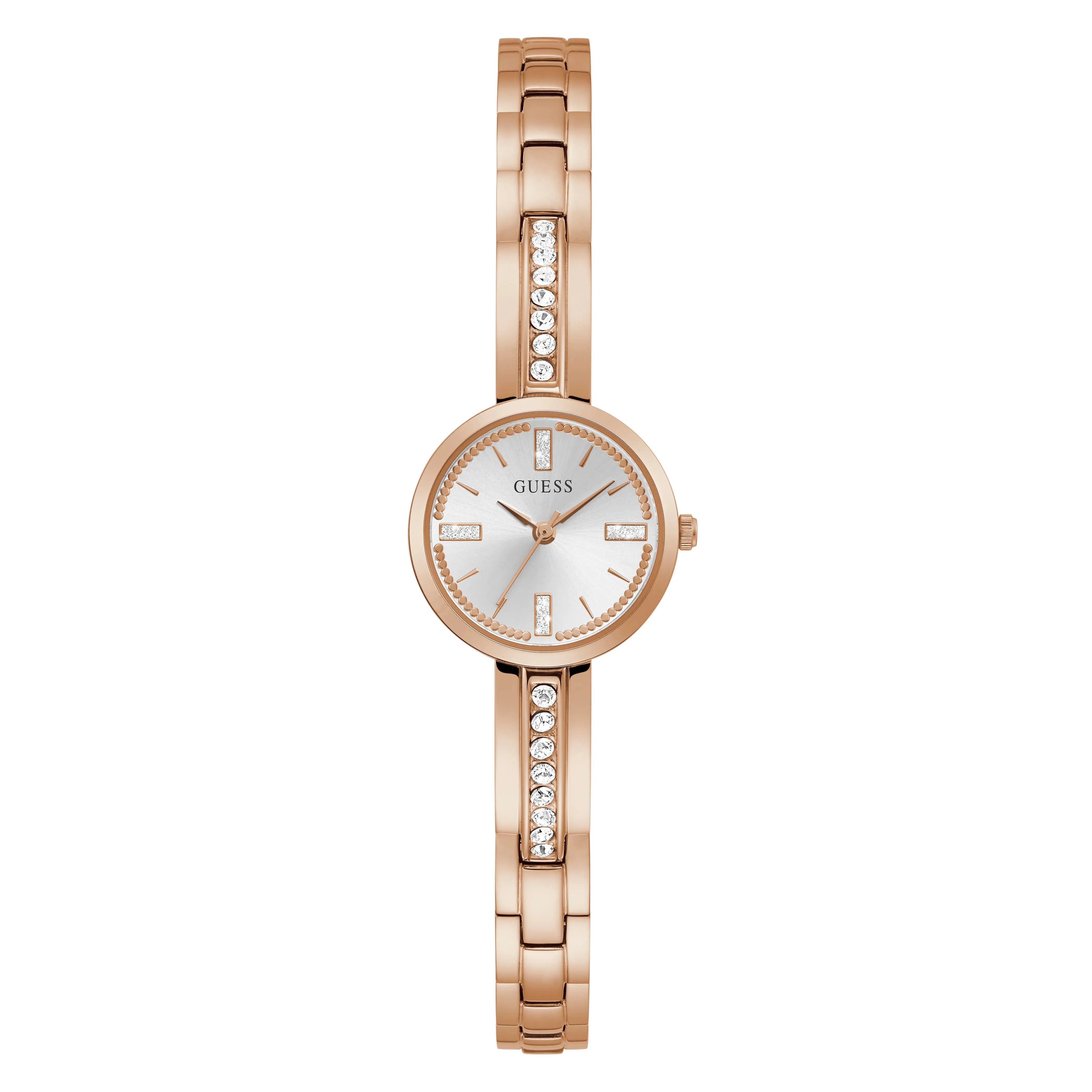 Guess Women's Watch Rose Gold Tone Case Quartz
