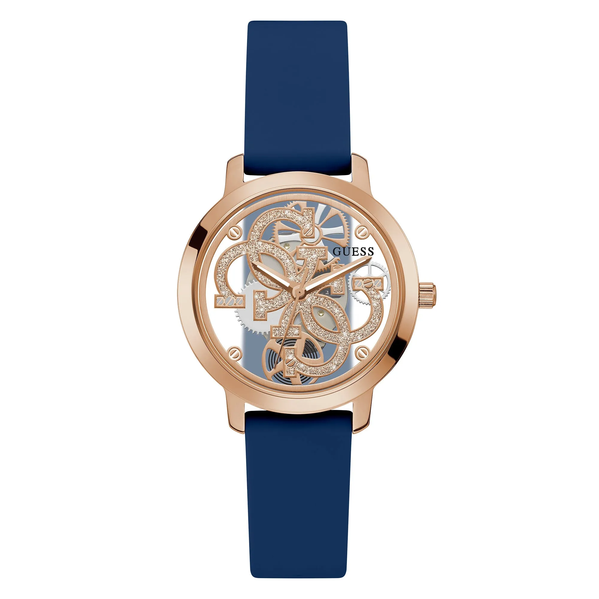 Guess Women's Watch Rose Gold Tone Case Quartz