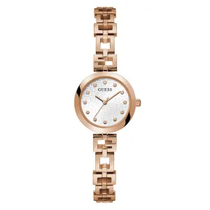 Guess Women's Watch Rose Gold Tone Case Quartz