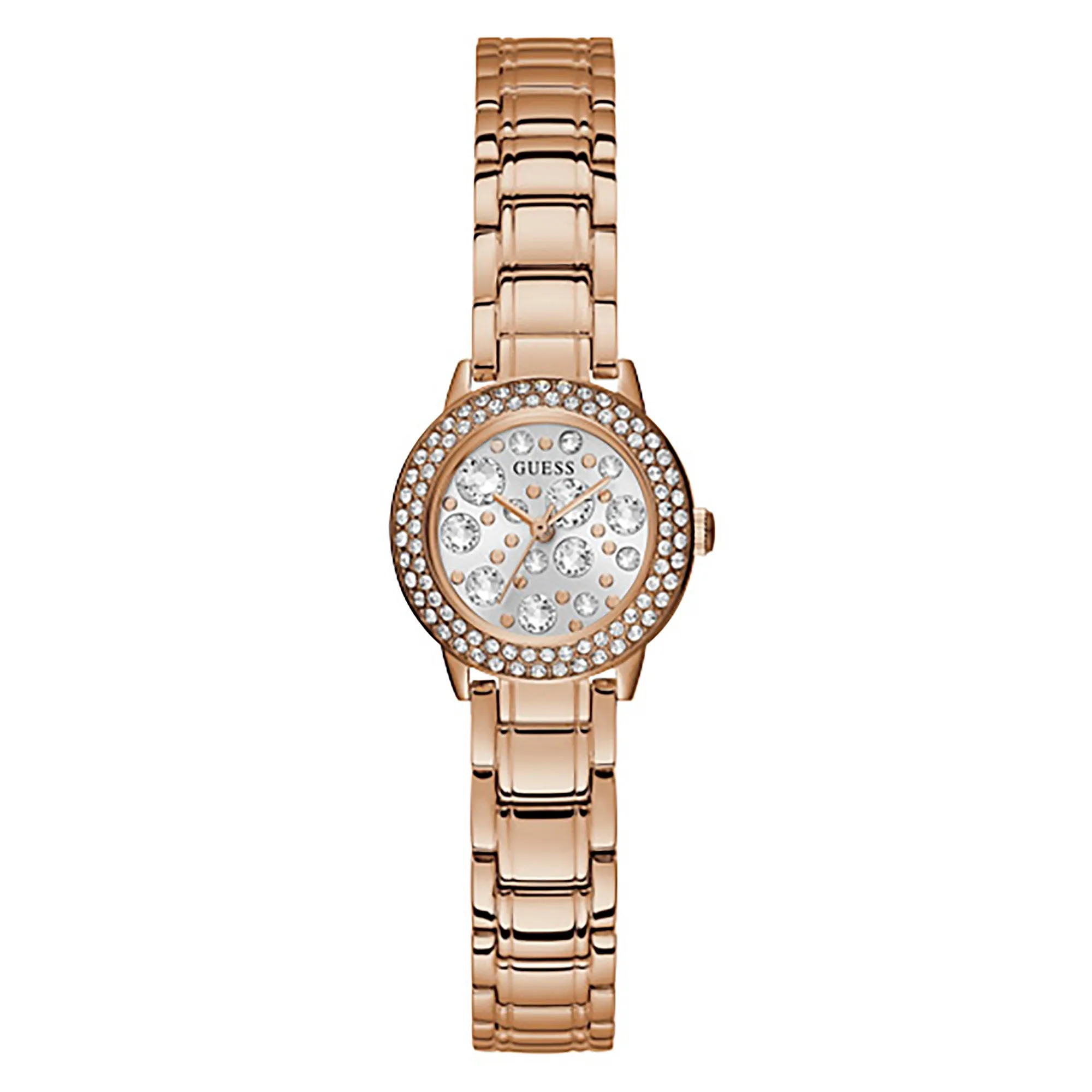Guess Women's Watch Rose Gold Tone Case Quartz
