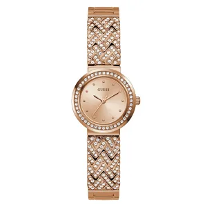 Guess Women's Watch Rose Gold Tone Case Quartz