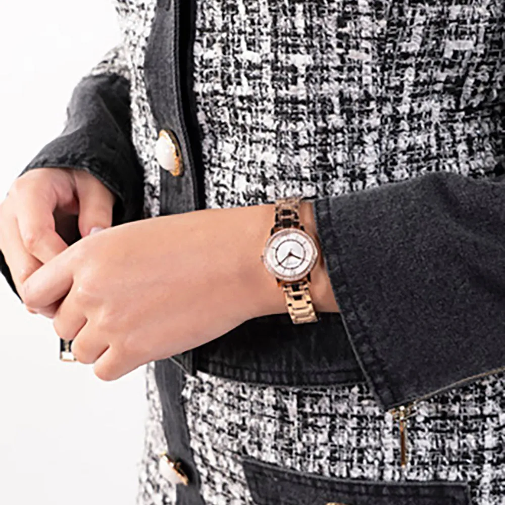 Guess Women's Watch Rose Gold Tone Case Quartz