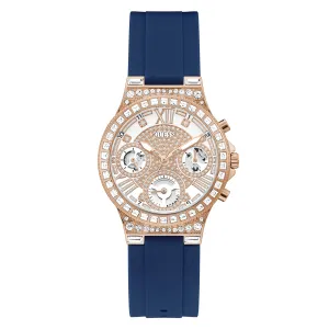 Guess Women's Watch Rose Gold Tone Case Quartz