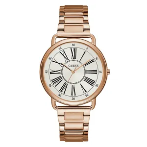 Guess Women's Watch Rose Gold Tone Case Quartz