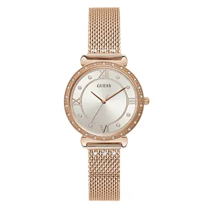 Guess Women's Watch Rose Gold Tone Case Quartz