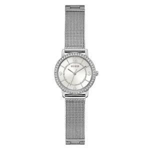 Guess Women's Watch Silver Tone Case Quartz