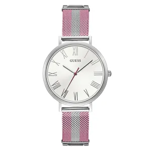 Guess Women's Watch Silver Tone Case Quartz