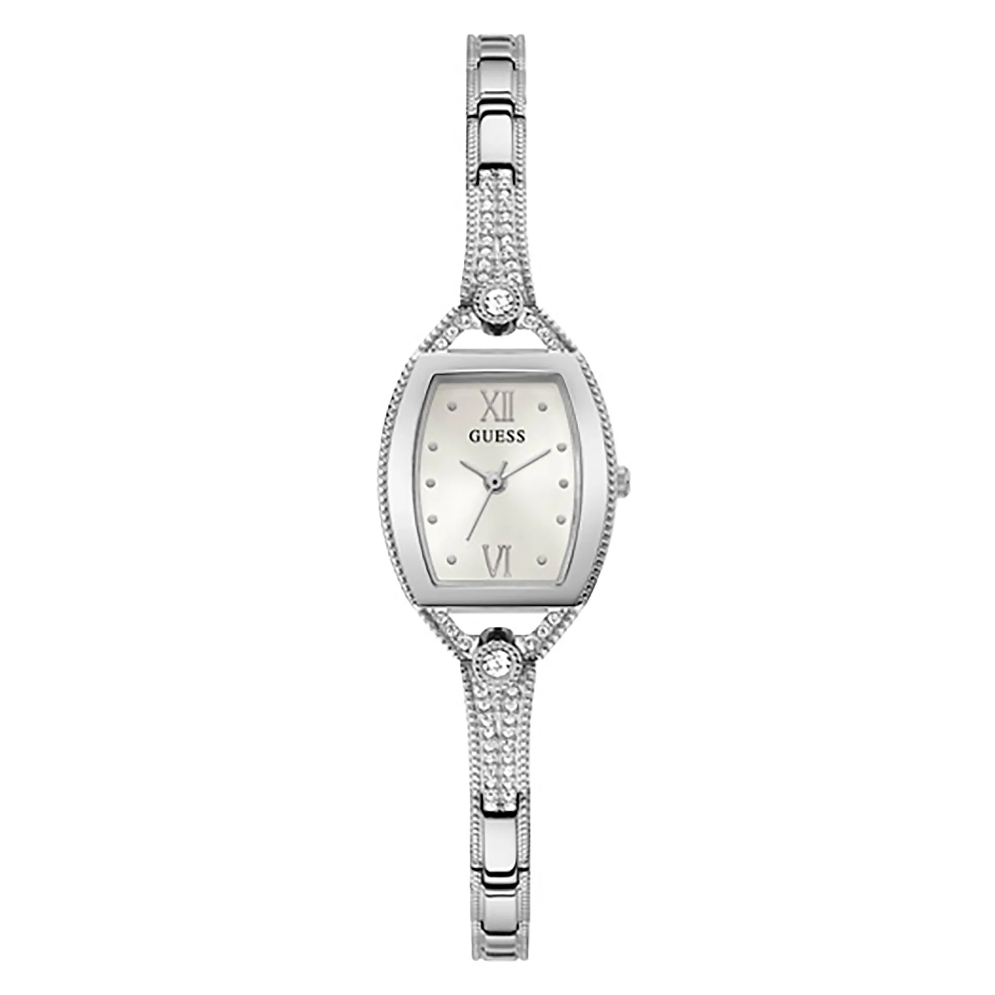 Guess Women's Watch Silver Tone Case Quartz