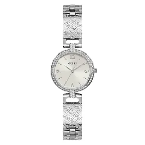 Guess Women's Watch Silver Tone Case Quartz