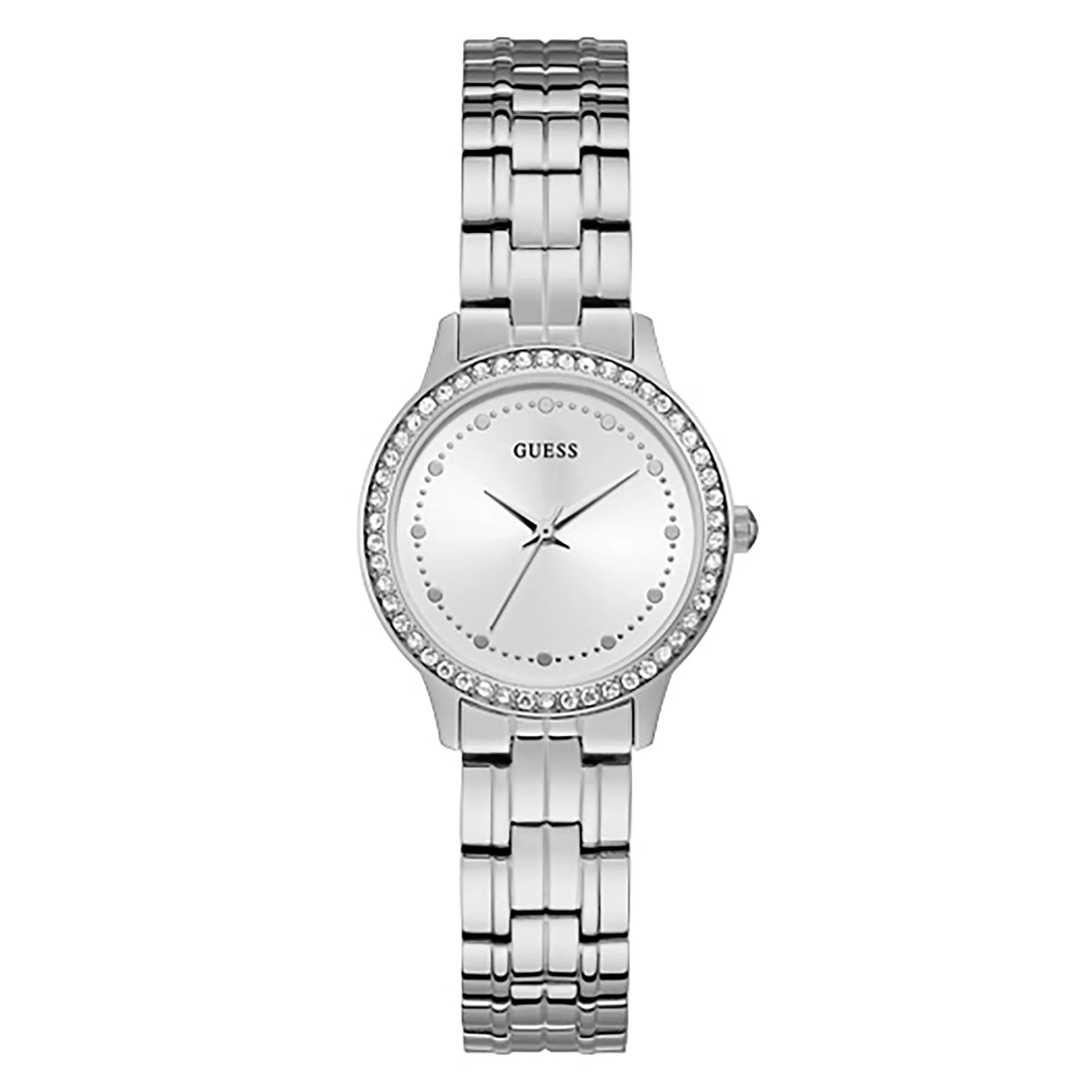 Guess Women's Watch Silver Tone Case Quartz