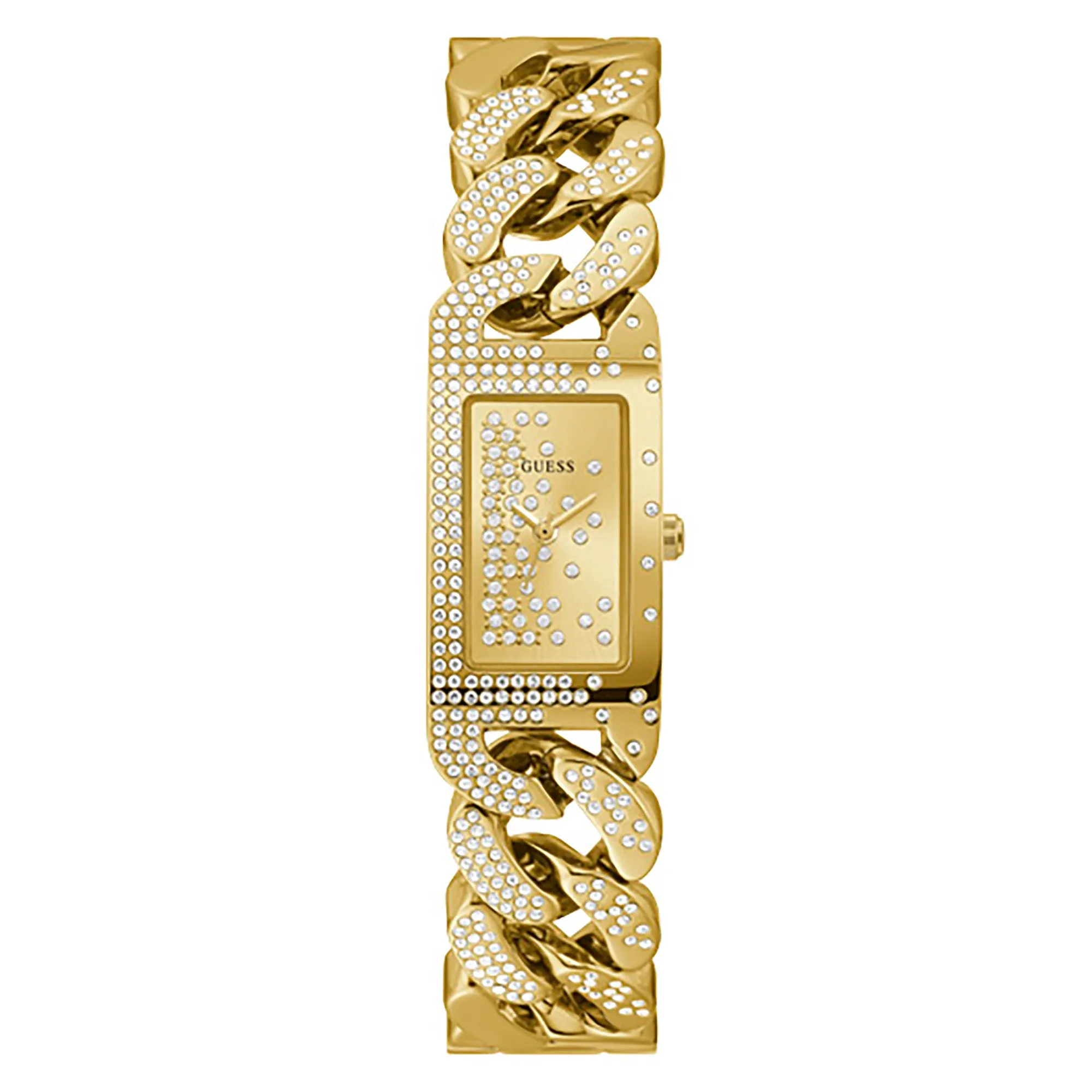 Guess Women's Watch Yellow Gold Tone Case Quartz