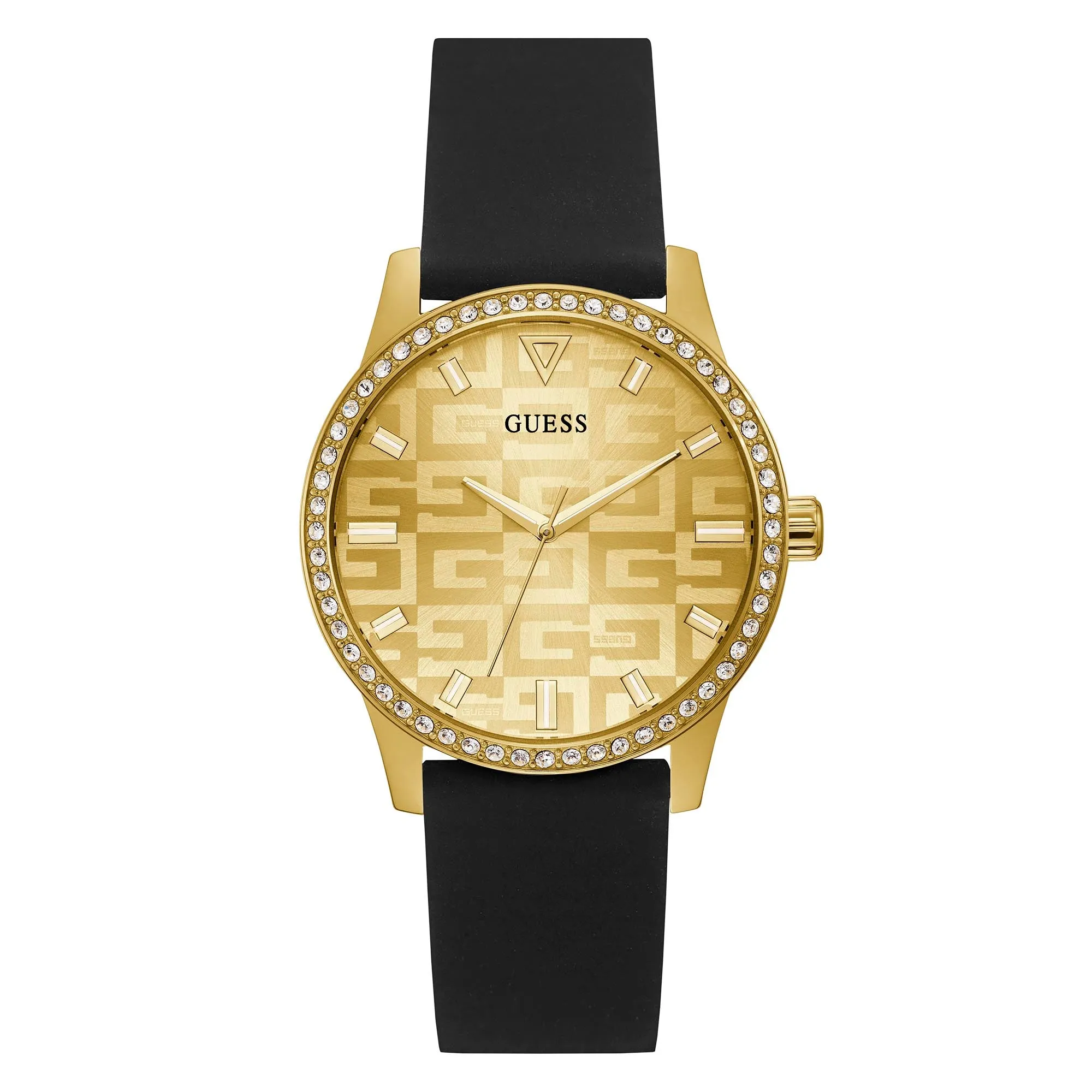 Guess Women's Watch Yellow Gold Tone Case Quartz