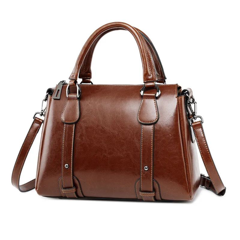 Handmade Top Grain Leather Women Shoulder Bags Stylish Ladies Leather Handbag Gifts For Her SX2833