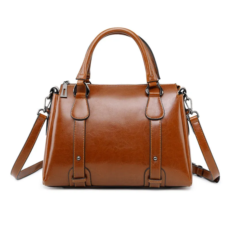 Handmade Top Grain Leather Women Shoulder Bags Stylish Ladies Leather Handbag Gifts For Her SX2833