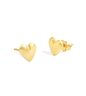 Heart Stud Earrings