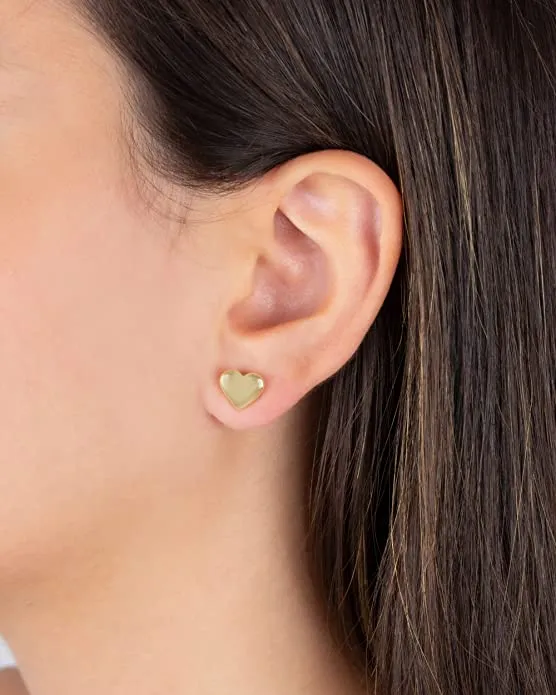 Heart Stud Earrings