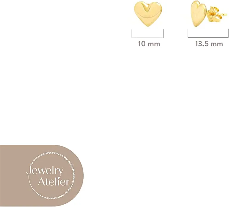 Heart Stud Earrings