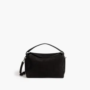 Helia Handbag Suede Black