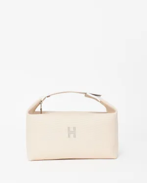 Hermès Beige Canvas Bride À Brac Case