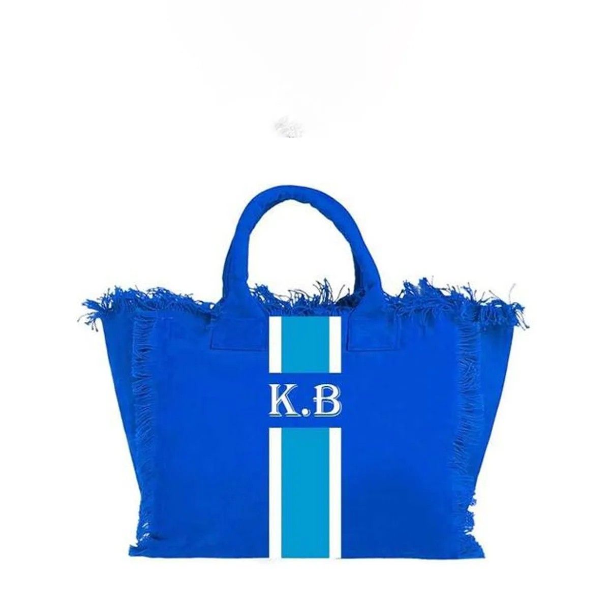 HPSP Handmade Bags, Summer American Style Trends Stripe Printing Women's Tassel HandBag Customizable Letters Canvas Tote Beach Bag Wedding Gift