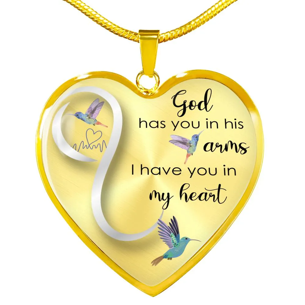 Hummingbird Engraved Luxury Necklace