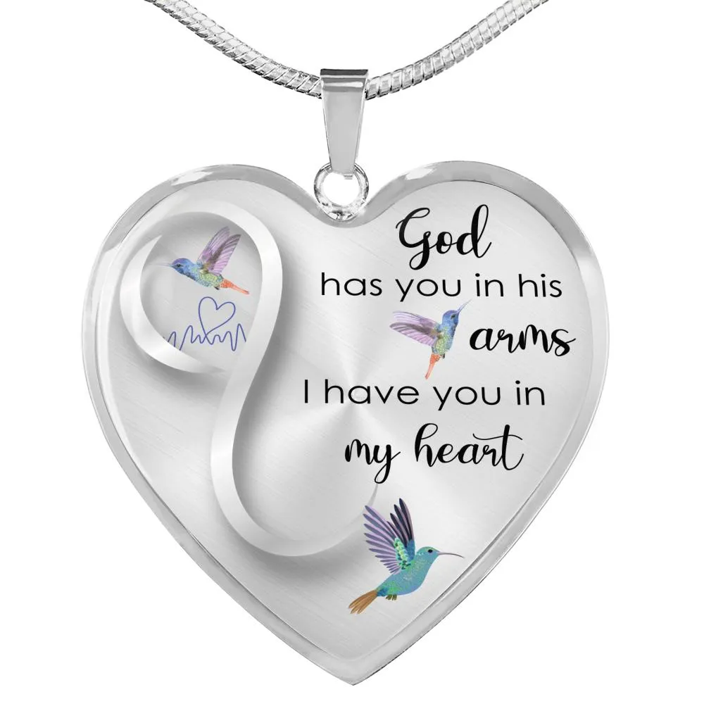 Hummingbird Engraved Luxury Necklace
