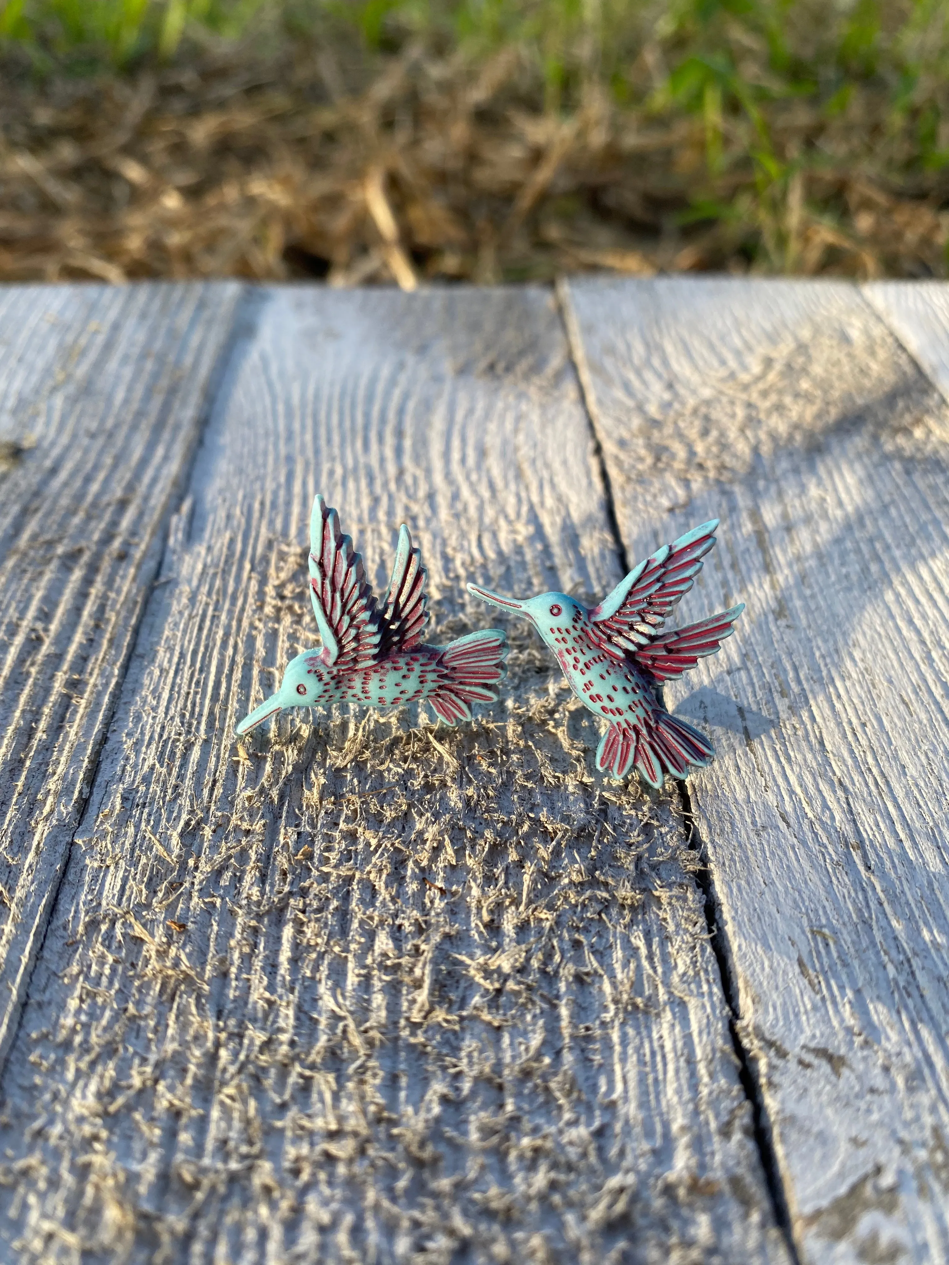 Hummingbird Stud Earrings Gift