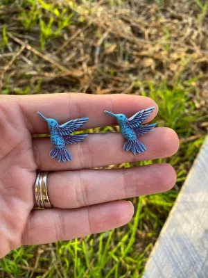 Hummingbird Stud Earrings Gift
