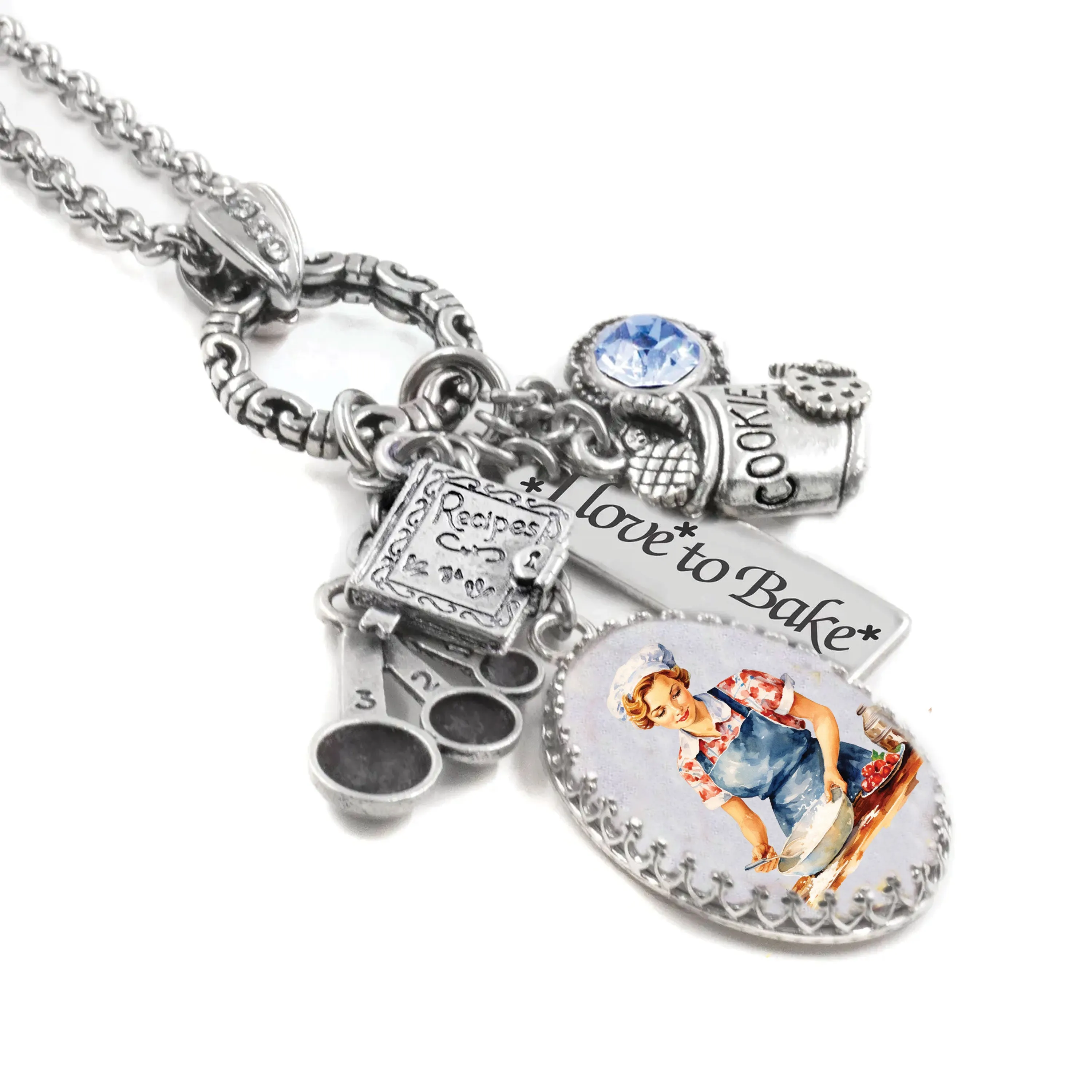I Love to Bake Necklace