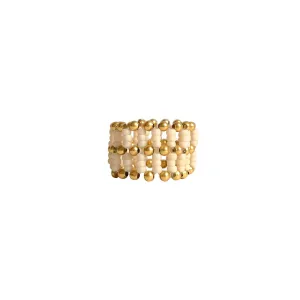 IBU Antique Beige Ronny Ring