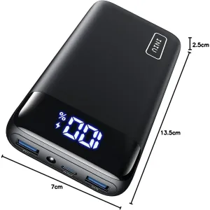 INIU Power Bank, 20000mAh Fast Charging Portable Charger, 22.5W Powerbank with USB C Input & Output, Battery Pack PD3.0 QC4.0 Compatible with iPhone 16 15 14 13 12 11 Pro Max Samsung S22 S21 S20 iPad