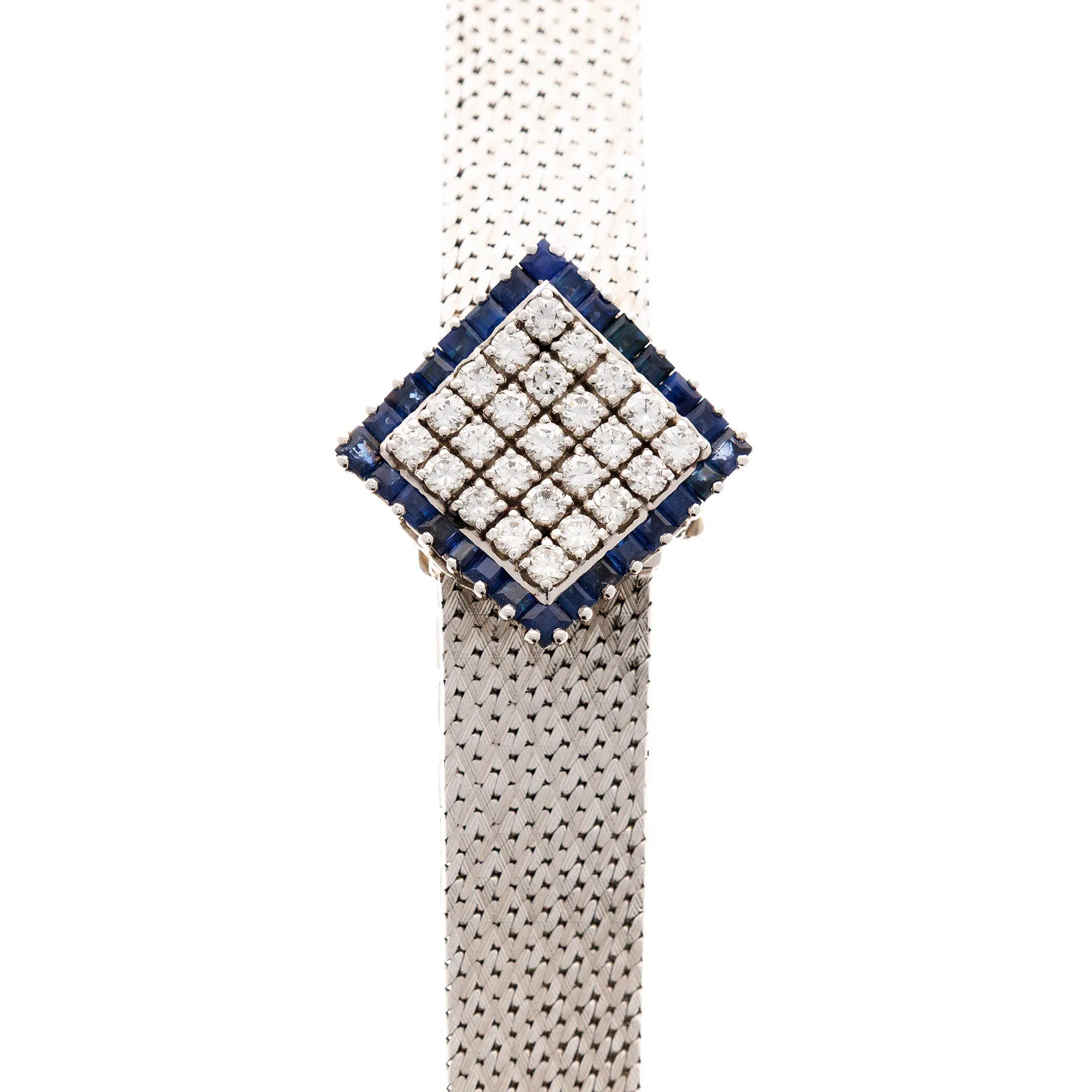IWC White Gold Sapphire and Diamond Cover Watch