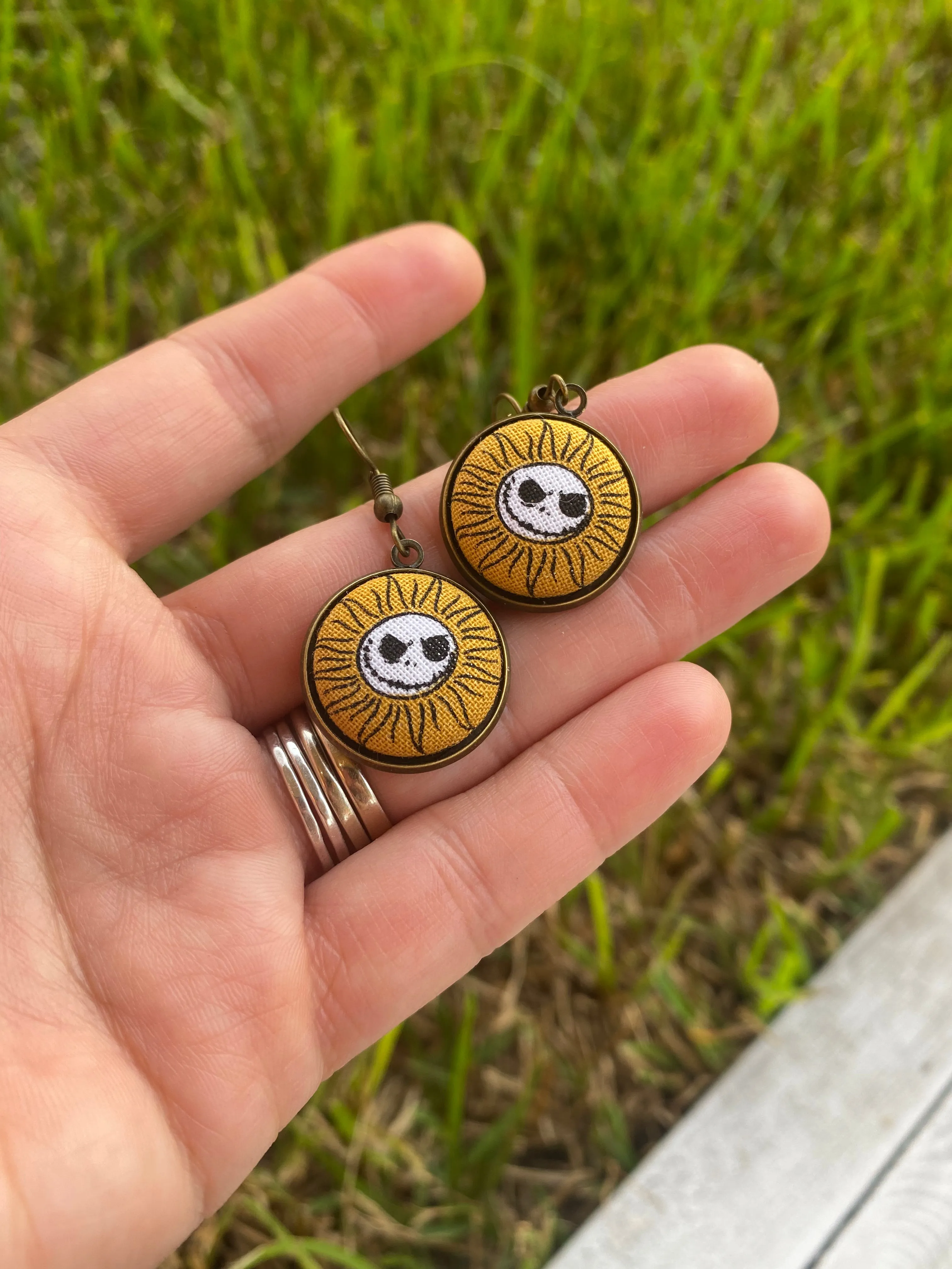 Jack Nightmare Before Christmas Dangle Earrings