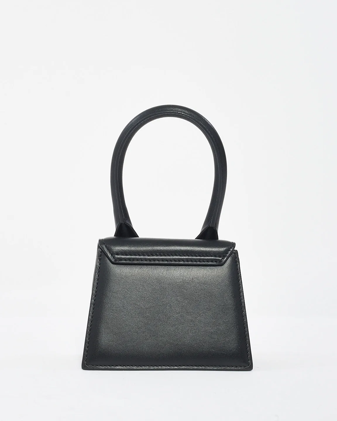 Jacquemus Black Leather Mini  'Le Chiquito' Bag