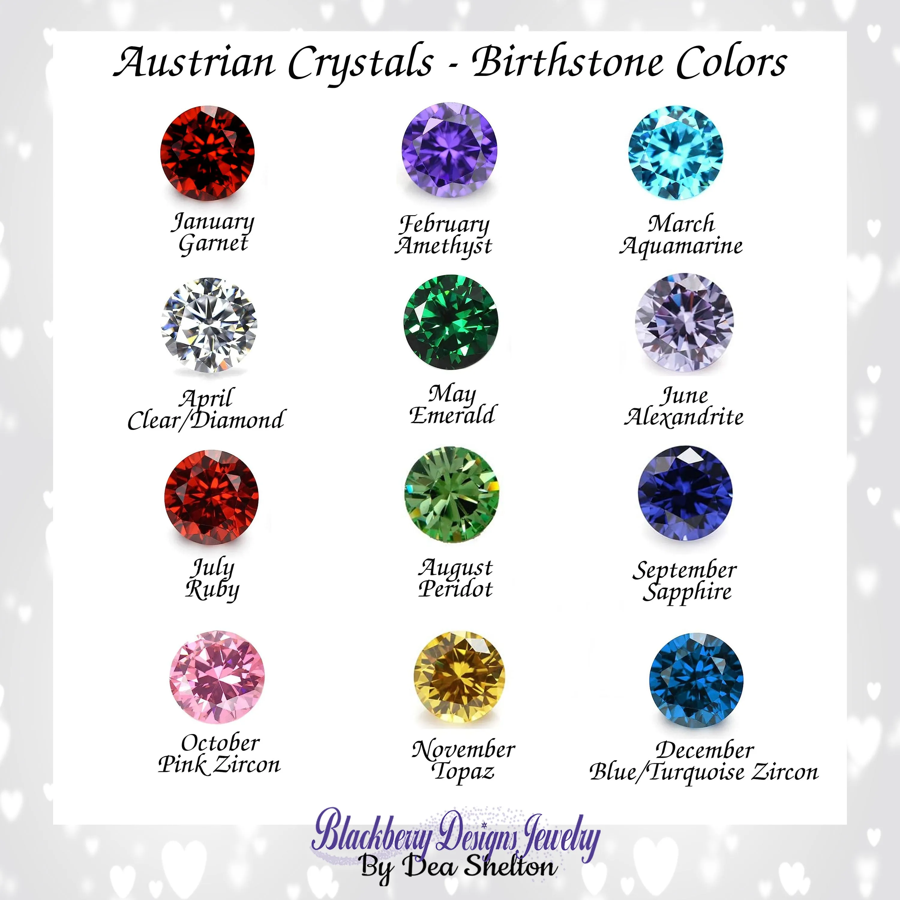 January Birthstone Bracelet