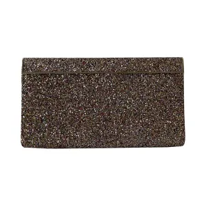 Jimmy Choo Glitter Flap Clutch