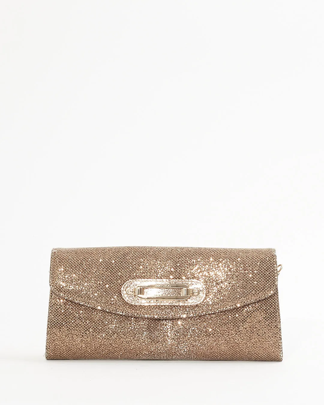 Jimmy Choo Metallic Gold Chain Shoulder Bag