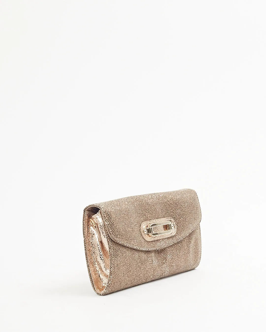 Jimmy Choo Metallic Gold Chain Shoulder Bag