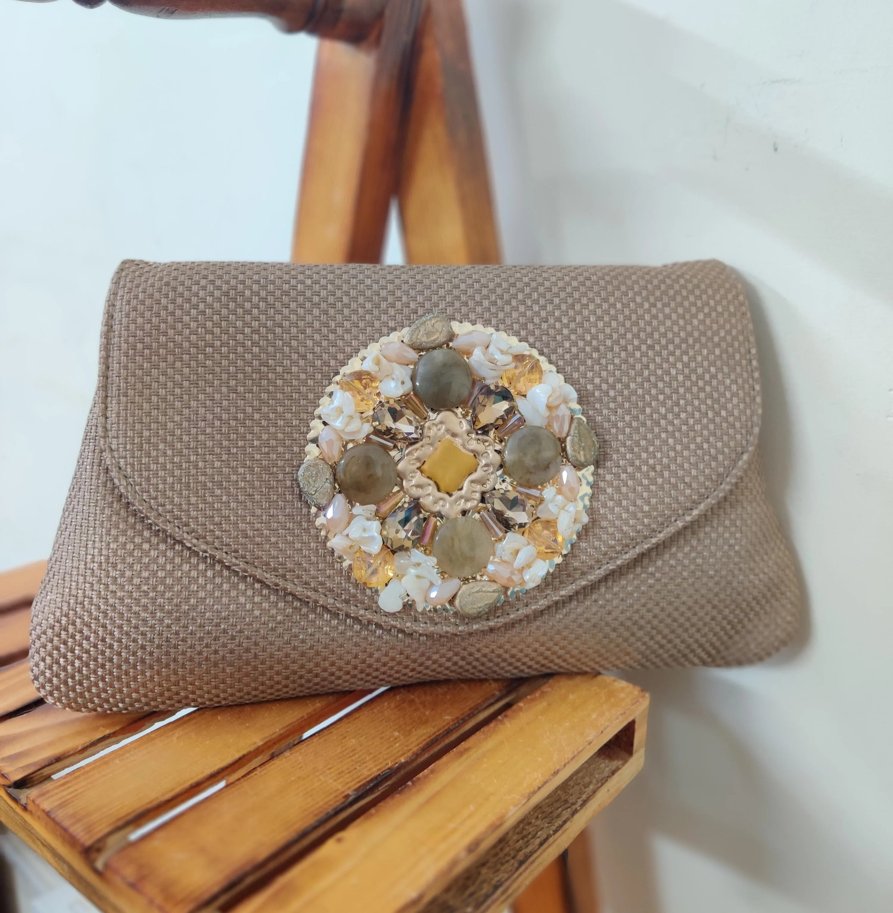 Jute Flap Bag