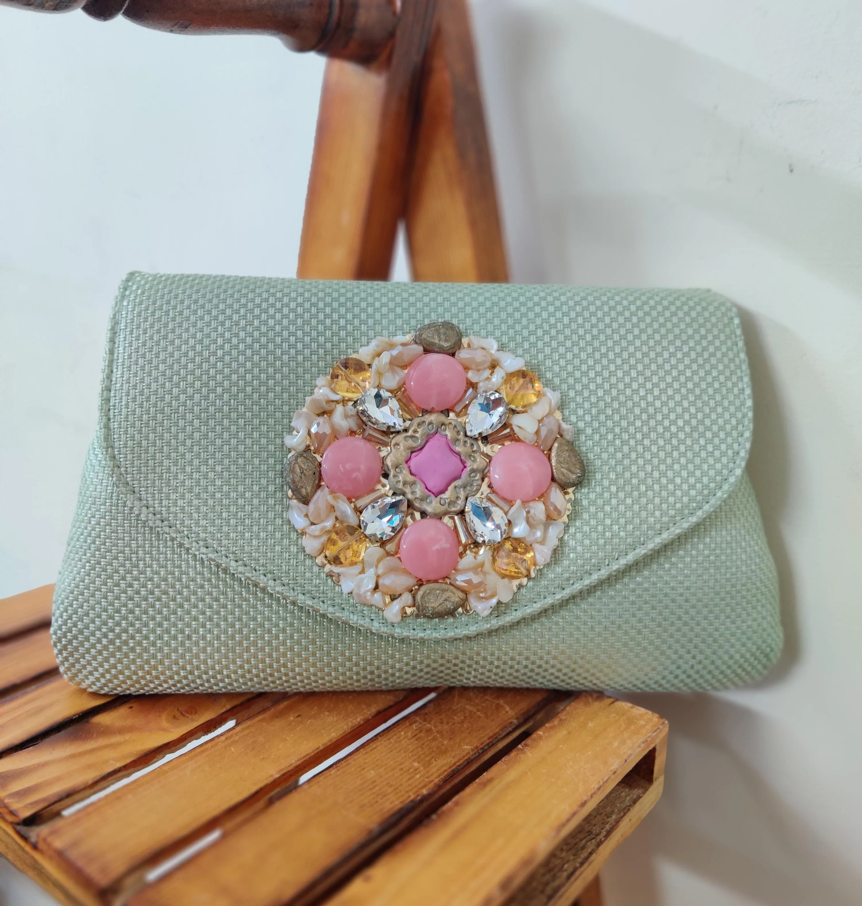 Jute Flap Bag