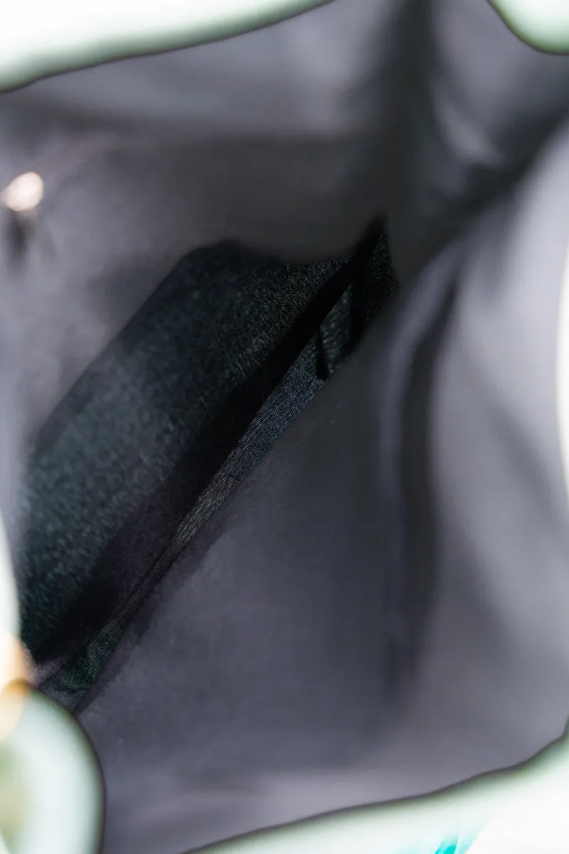 Kennedy Puffy Sage Crossbody Tablet Bag