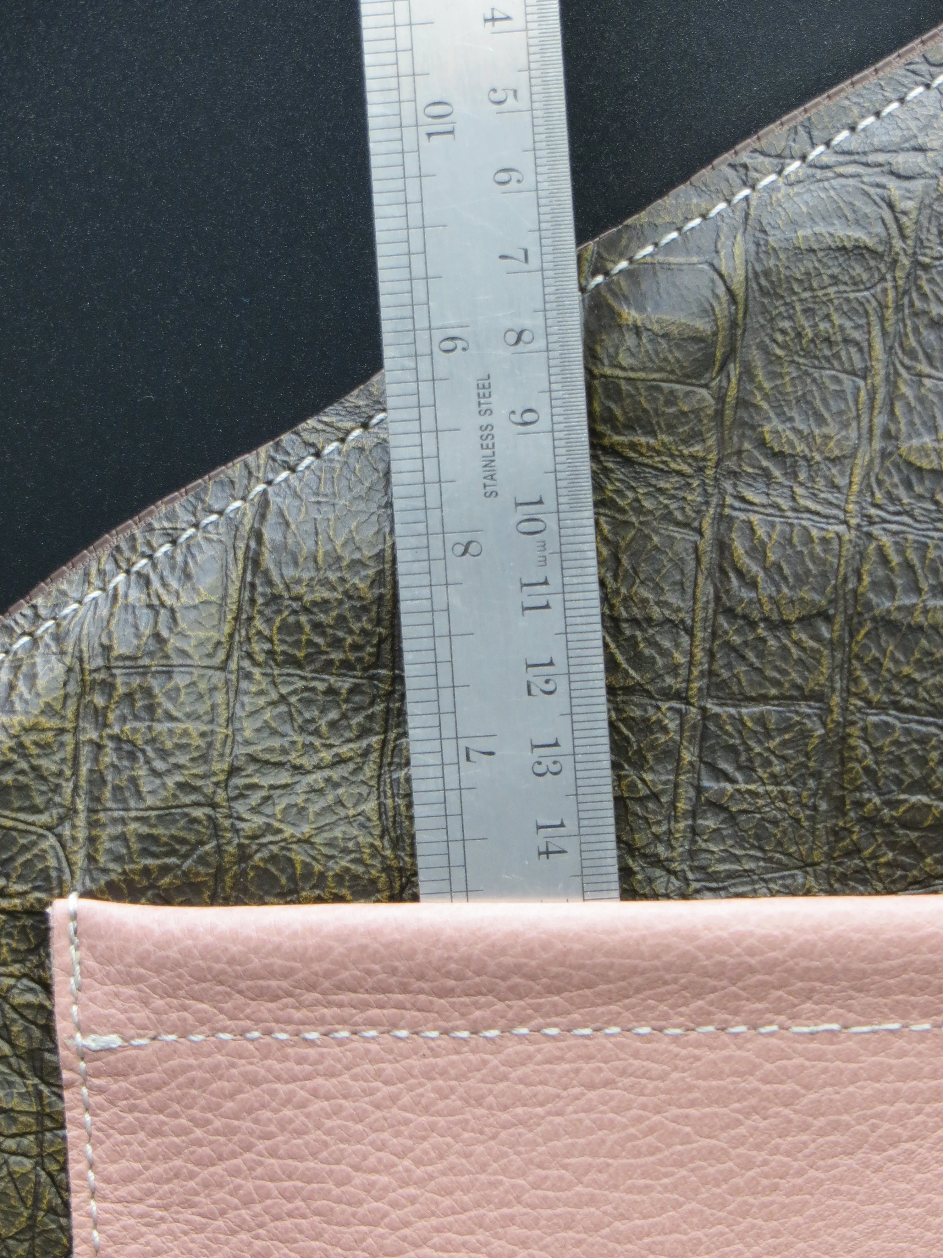 Kirsten Pink & Brown Crossbody Bag