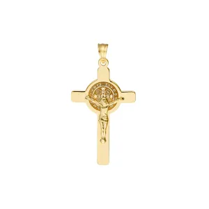 Laser Engraved San Benito Crucifix