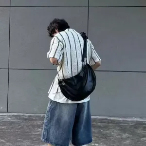 Leather Large Messenger Bag