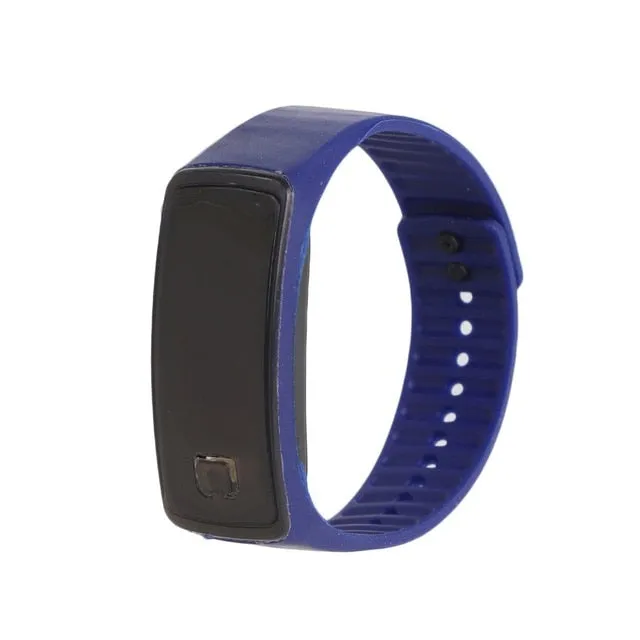 LED Silicone Wristband Bracelet Light weight Soft Fashion Fitness clock Sports Band Watch For Men Women dropshipping