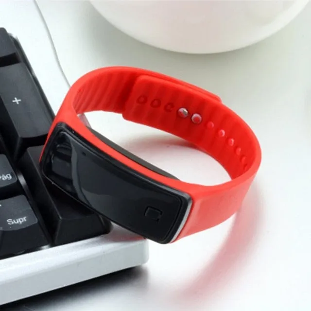 LED Silicone Wristband Bracelet Light weight Soft Fashion Fitness clock Sports Band Watch For Men Women dropshipping