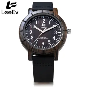 LeeEv Woemns Wooden Watch